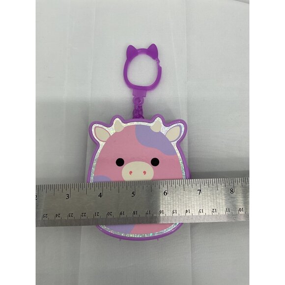 Squish-A-Longs Mini-Squish Cow Compact Keychain - Picture 4 of 5